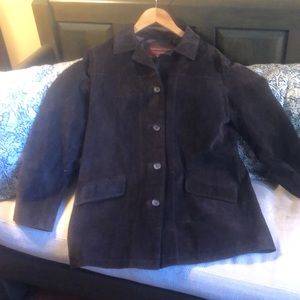 Eddie Bauer washable suede jacket never worn